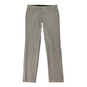 LRL Lauren Ralph Lauren Dress Pants Mens 36x33 Gray Wool Blend Career Business